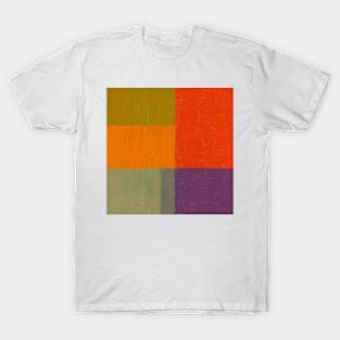 Red and Green Abstract T-Shirt